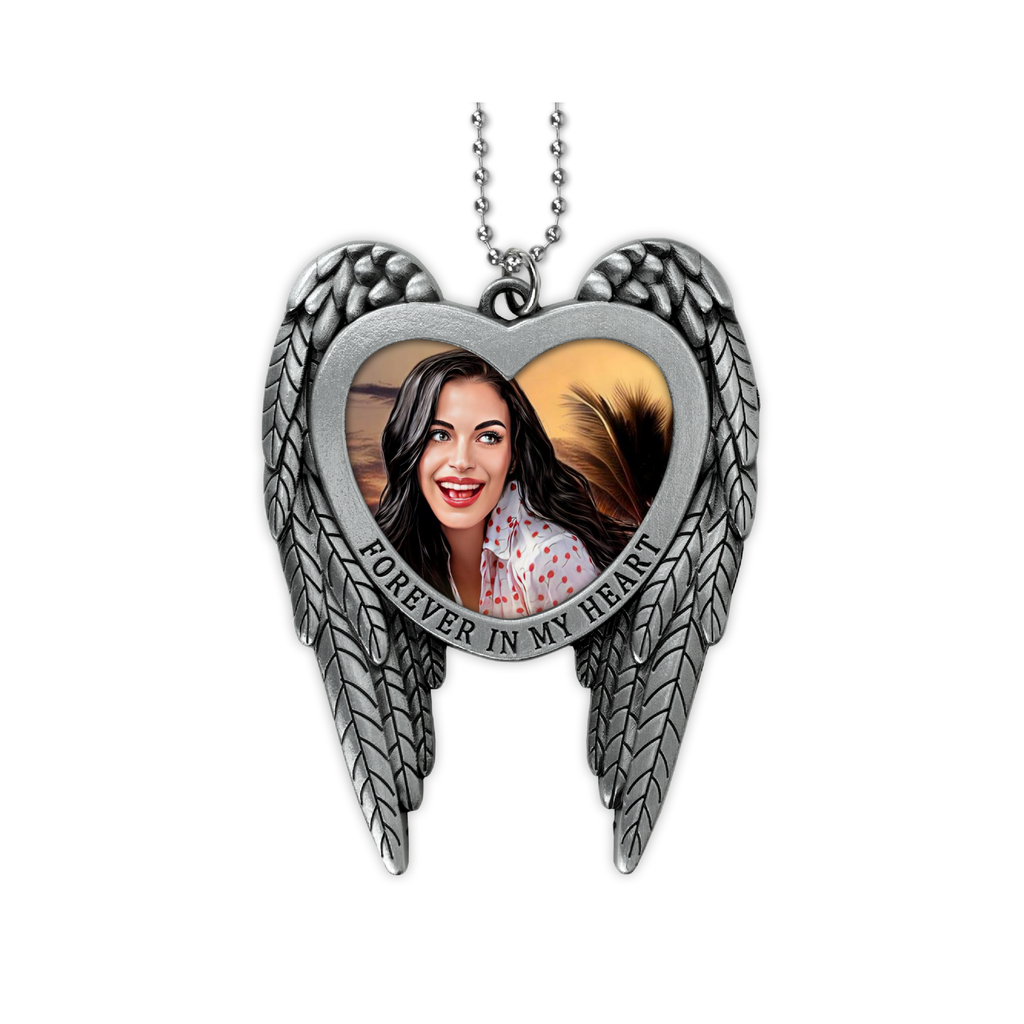Forever In My Heart Memorial Car Charm