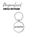 Custom Circle Metal Keychain