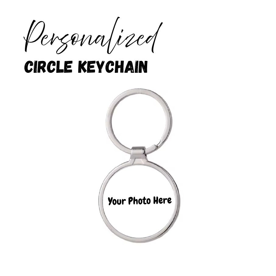 Custom Circle Metal Keychain