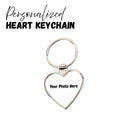 Custom Heart Metal Keychain