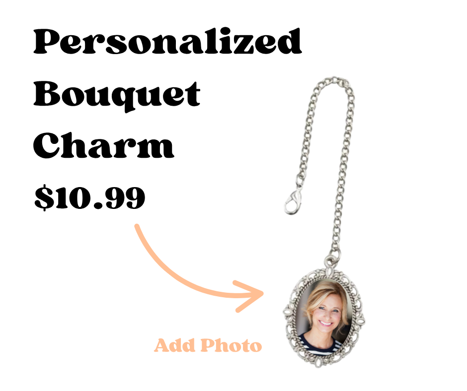 Memorial Photo Bouquet Charm