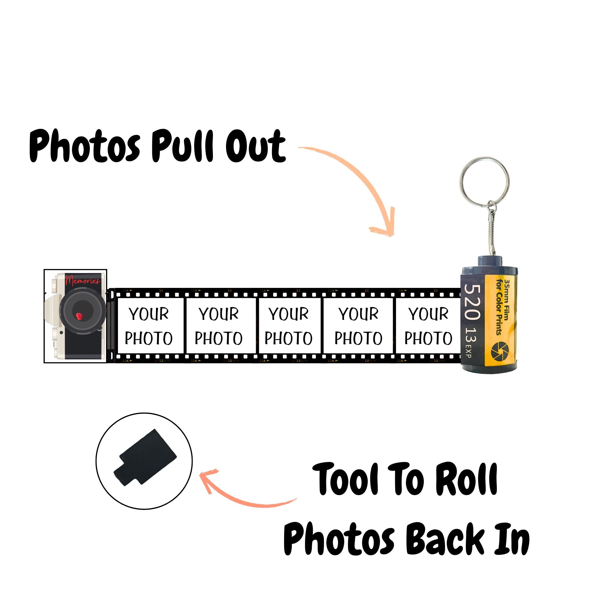Filmstrip Keychain