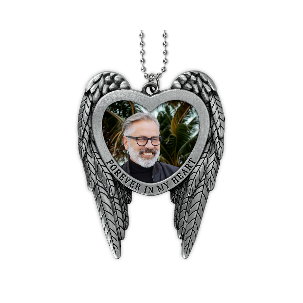 Forever In My Heart Memorial Car Charm