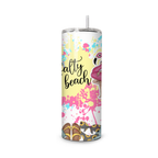 Salty Beach-20 oz. Skinny Straight Tumbler
