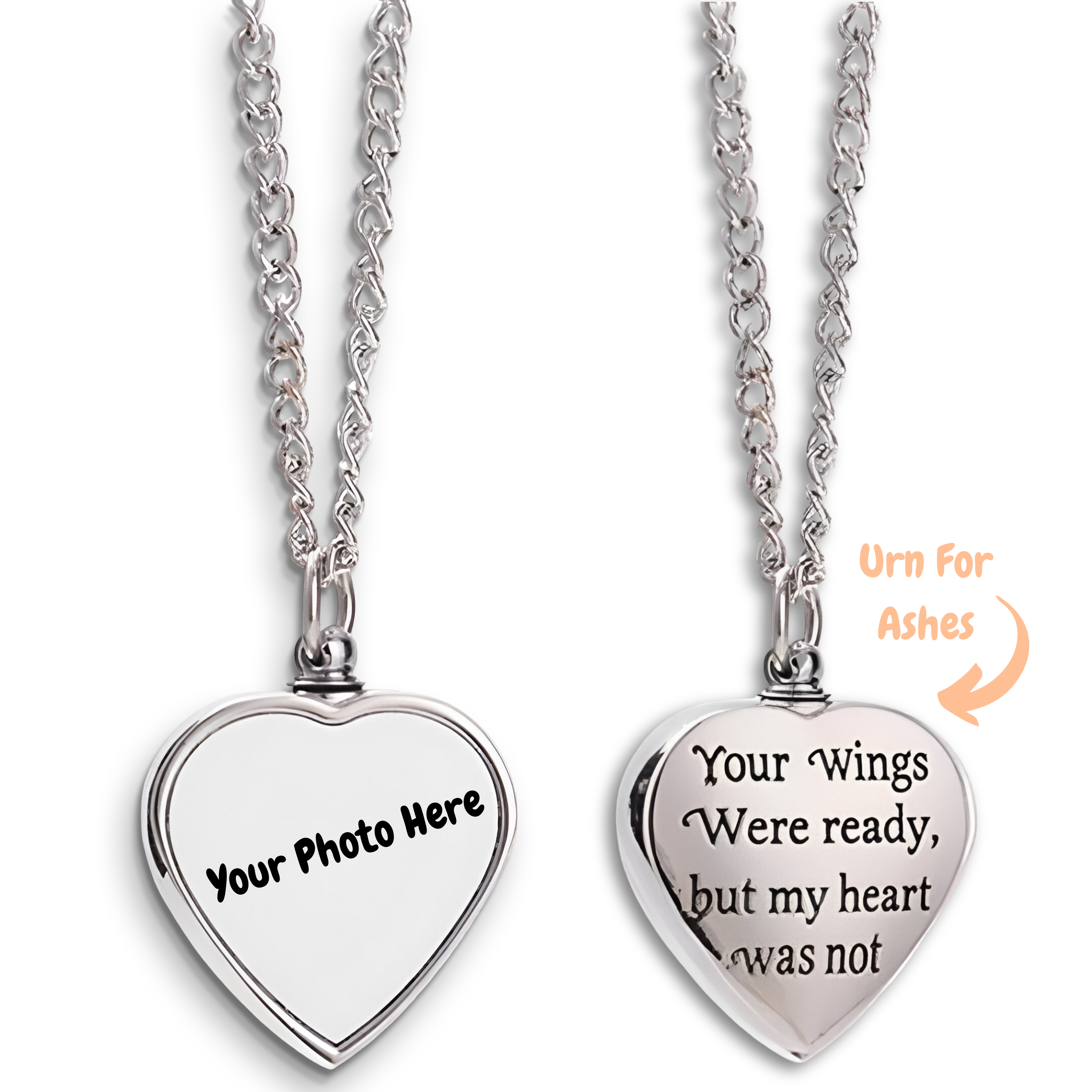 Urn Heart Necklace