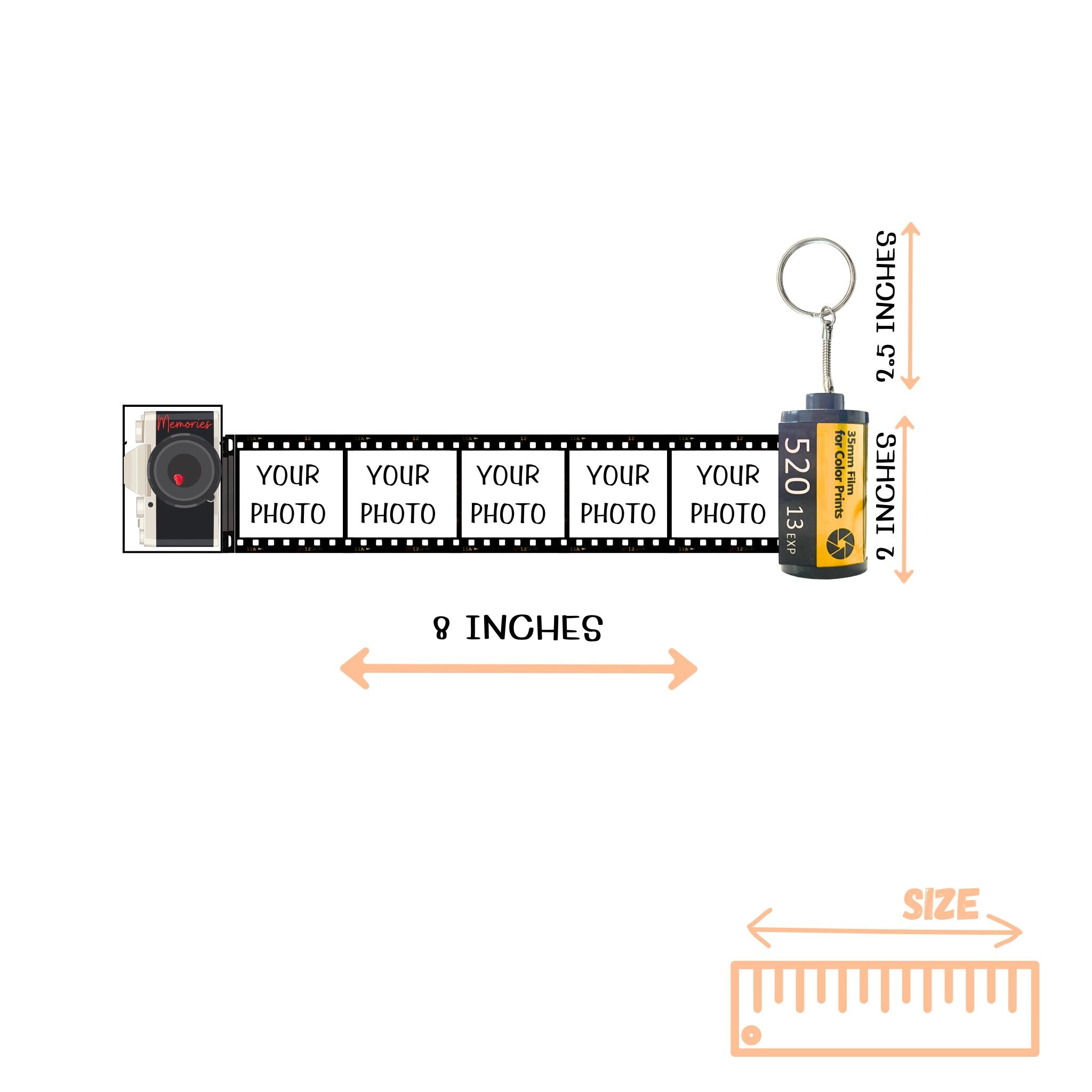 Filmstrip Keychain