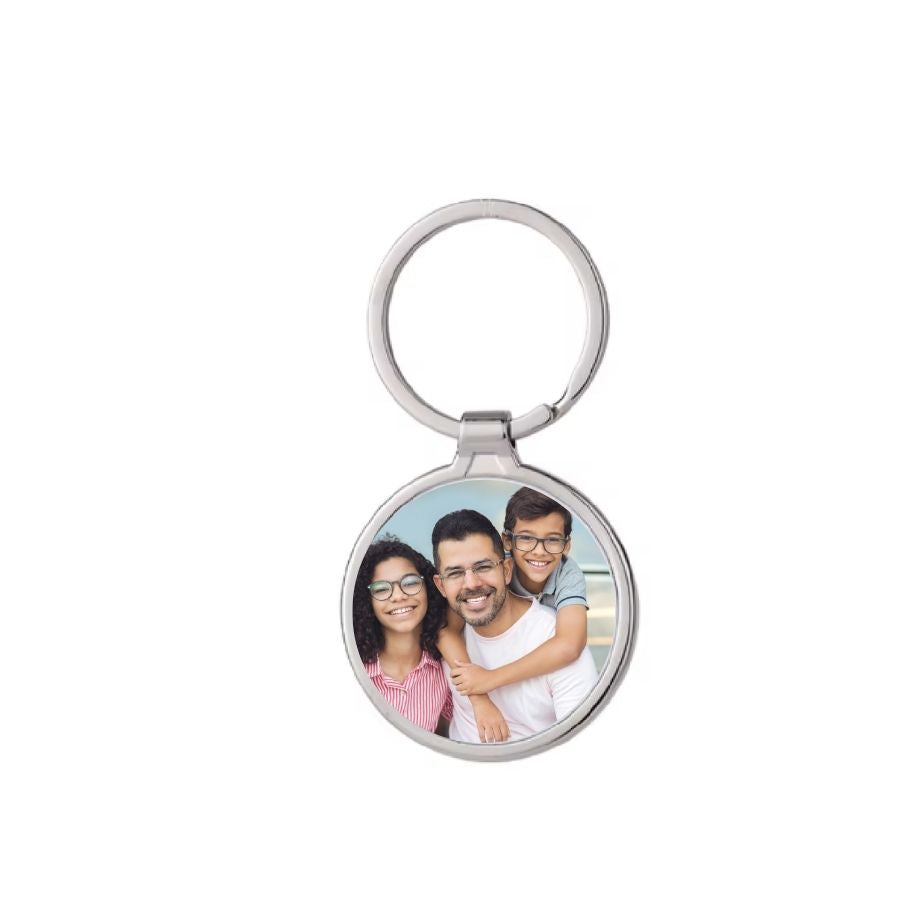 Custom Circle Metal Keychain