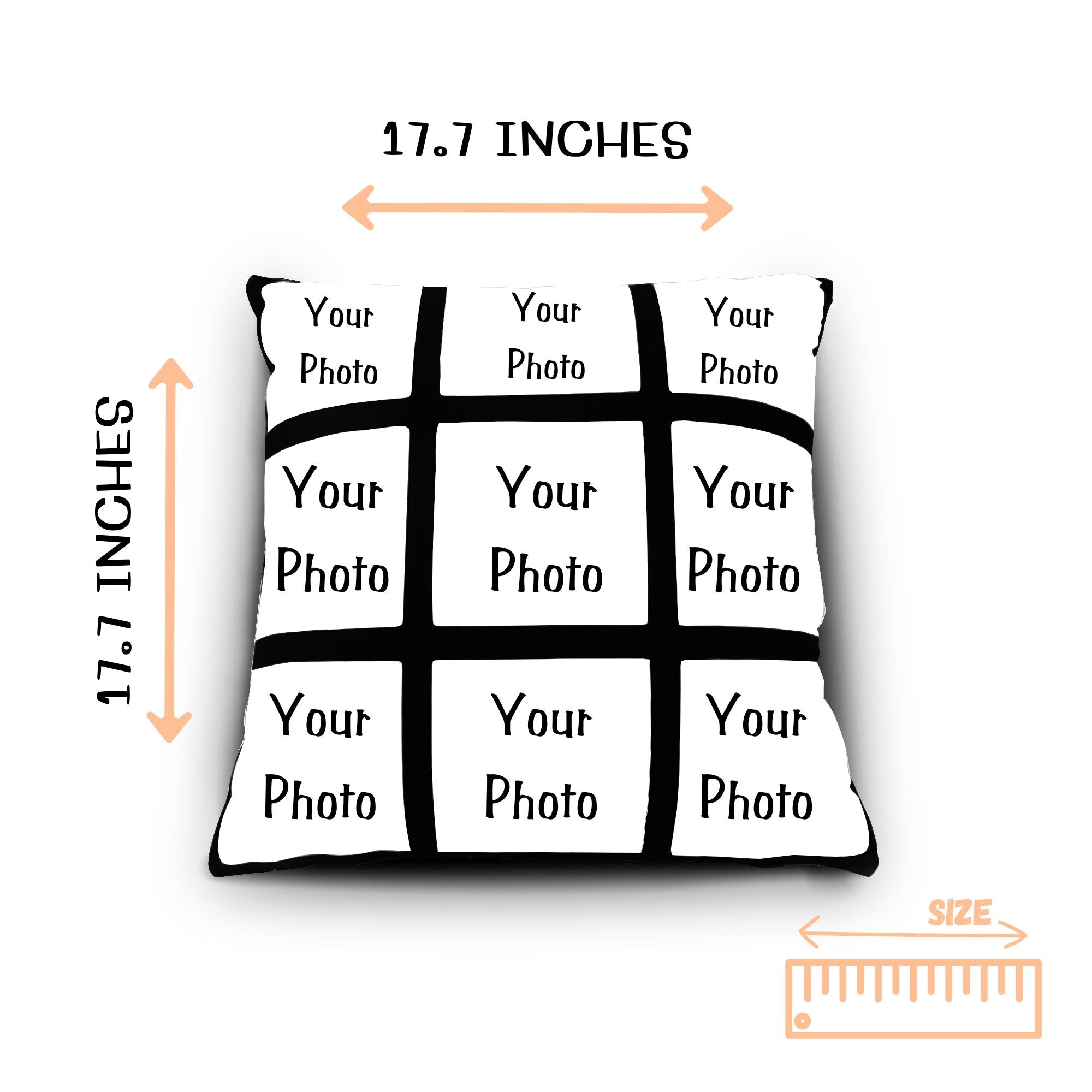 Personalized Pillowcase-9 Photo Panels