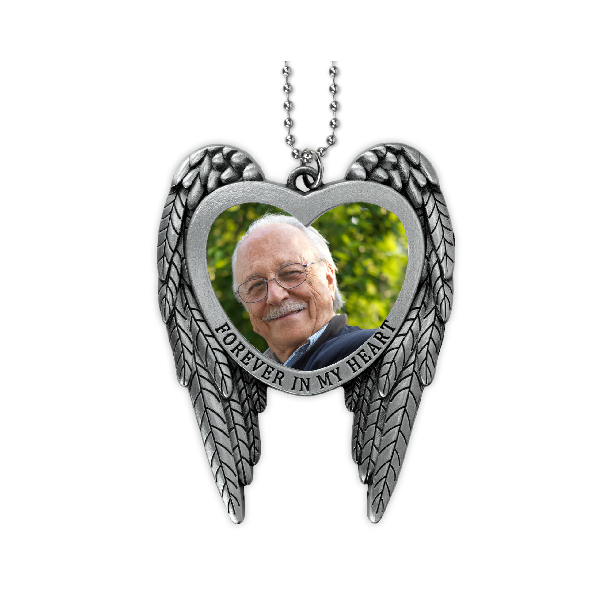 Forever In My Heart Memorial Car Charm
