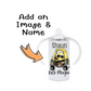 Custom 12oz. Sippy Cup - Add Photo/Image With Name