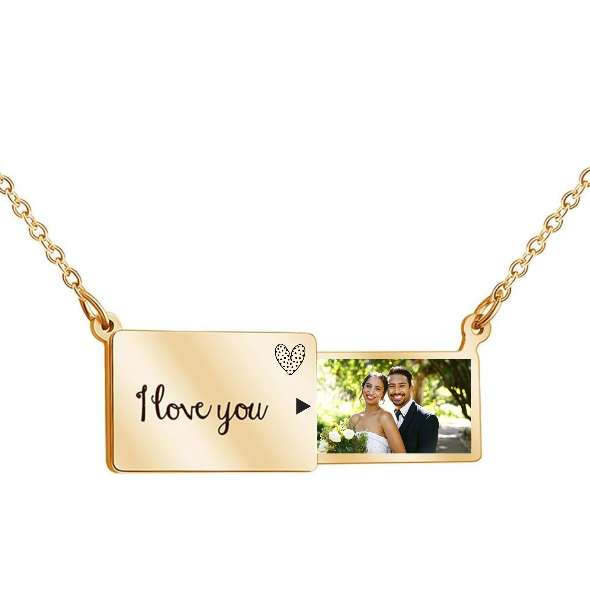 I Love You Necklace