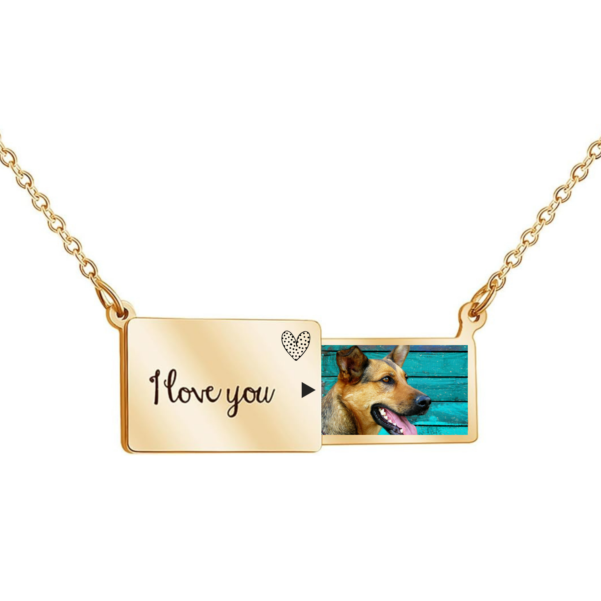 I Love You Necklace