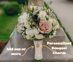 Memorial Photo Bouquet Charm