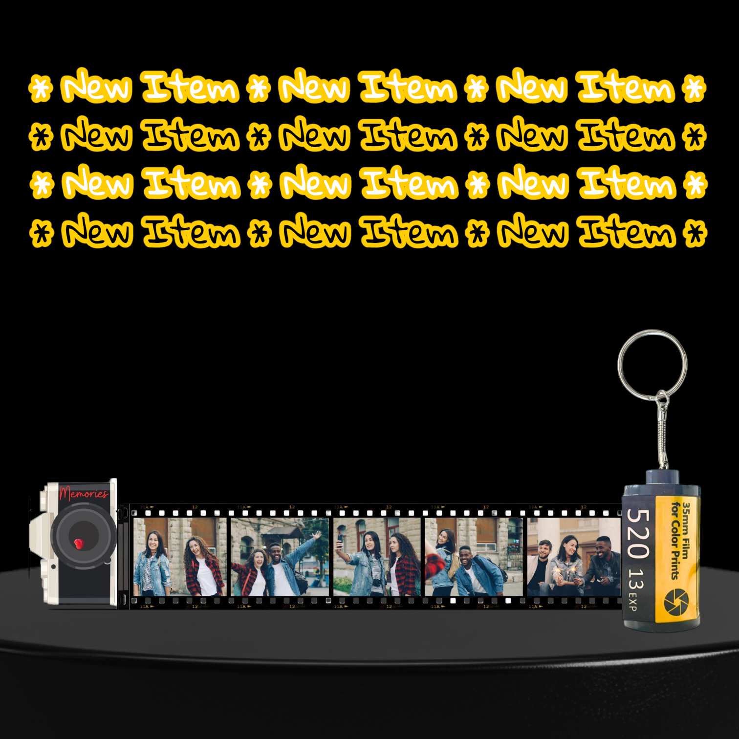 Filmstrip Keychain