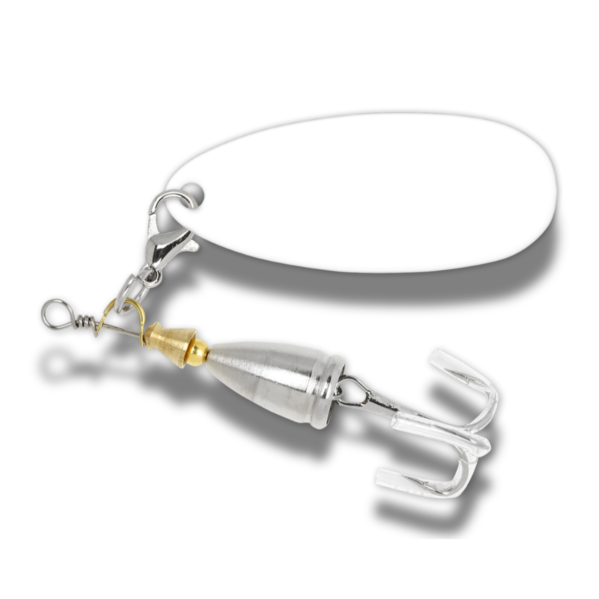 Inline Spinner with Spoon Blade, Personalization on both sides.