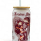Superman 16 oz. Clear Glass Can, Tumbler