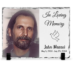 Small Slate, In Loving Memory, Grief, Loss of loved one, Personalization Photo Slate