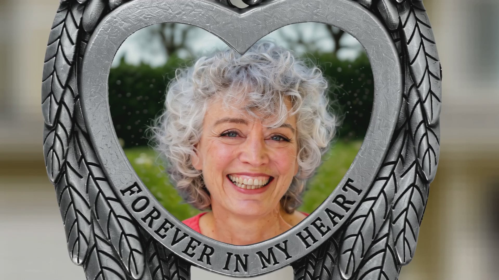 Forever In My Heart Memorial Car Charm