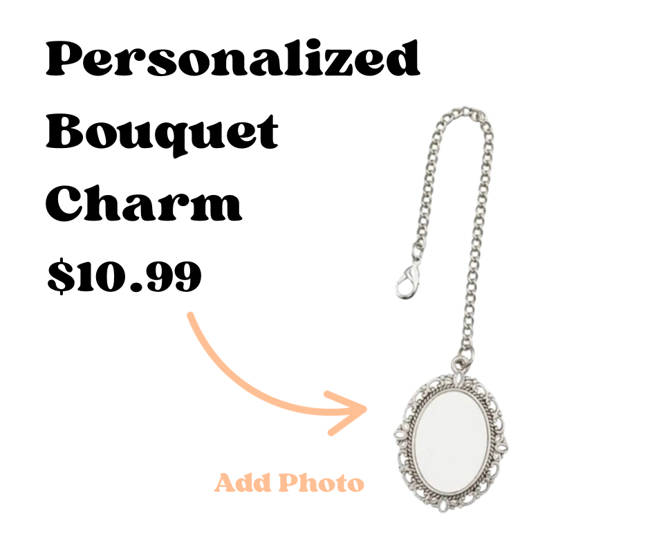 Memorial Photo Bouquet Charm