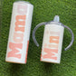 Pink Sunflower - Mama & Mini Tumbler Set